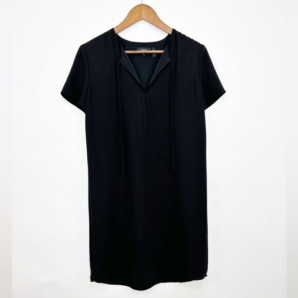 Theory Antazie Shift Dress Black Size 6 - Picture 4 of 10